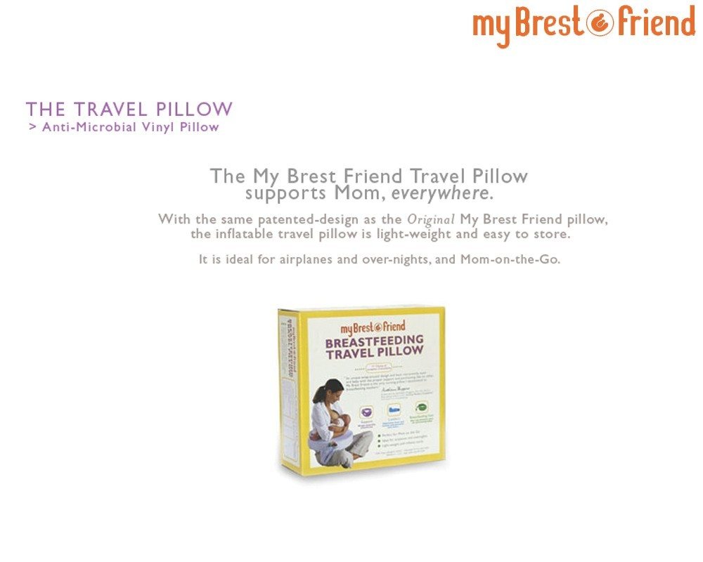 My Brest Friend Inflatable Travel Nursing Pillow Medicare Health